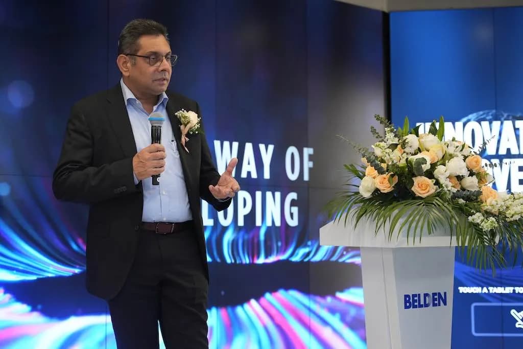 Belden can help with designing, testing, validating and deploying end-to-end industrial communications solutions, explained Pavan Mahajan, managing director, solutions delivery of Belden Asia Pacific, during the opening of Belden’s third Customer Innovation Center (CIC) in Shanghai this spring, following CIC openings in Stuttgart in Germany and Santa Clara in the United States.