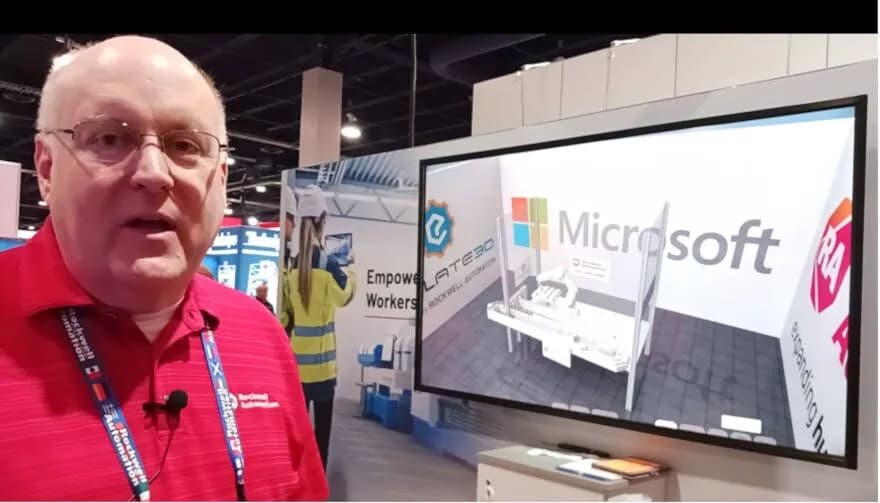 Emulate3D software by Rockwell Automation is providing value by emulating designs as digital twins before a machine is built, as explained by Steve Mulder, North American OEM manager, Rockwell Automation at Pack Expo Las Vegas 2023.